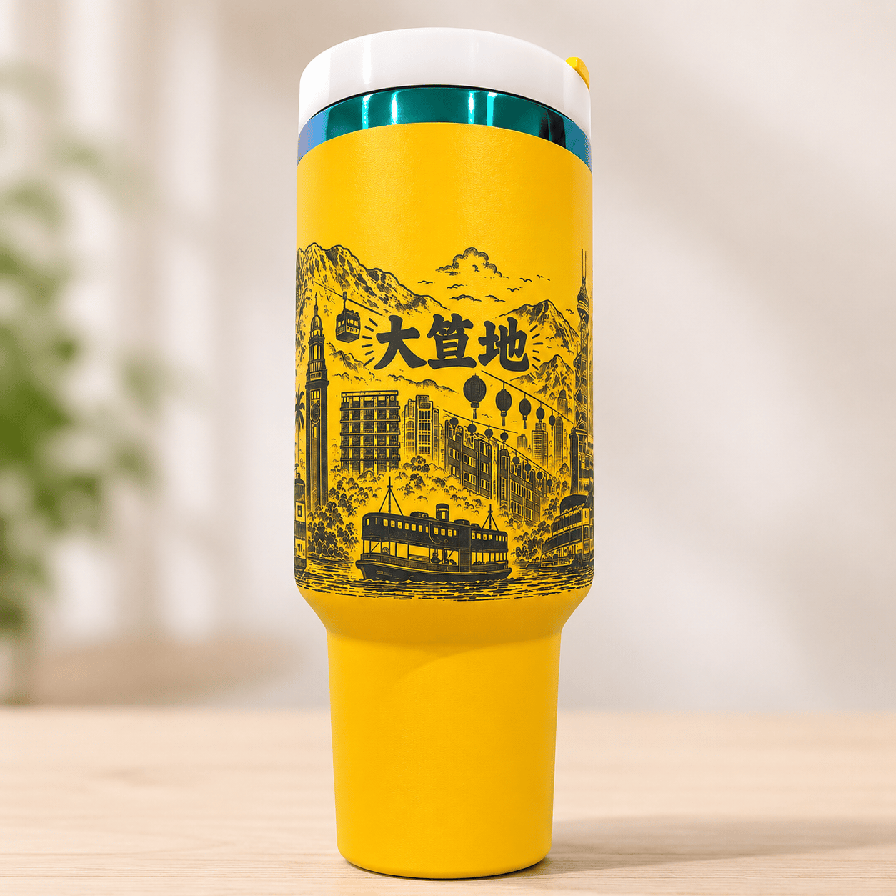 40oz 保溫杯 (香港景色)